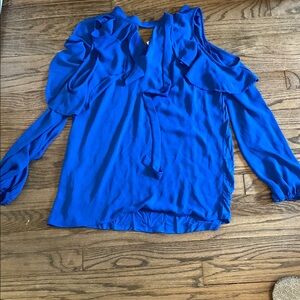 Elegant Blue Women's Top